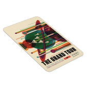 De Grote Tour - Retro NASA Reizen Poster Magneet (Rechterzijde)