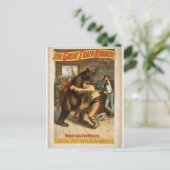 De Grote Train Robbery, 'Wrestling for Wealth' Briefkaart (Staand voorkant)