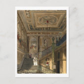 De grote trap in Kensington Paleis uit Pyne Briefkaart (Voorkant)