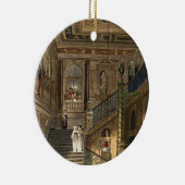 De grote trap in Kensington Paleis uit Pyne Keramisch Ornament (Rechts)