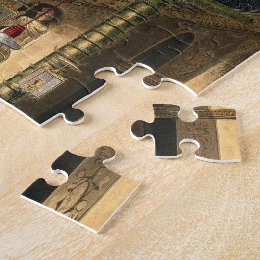 De grote trap in Kensington Paleis uit Pyne Legpuzzel (Zijkant)