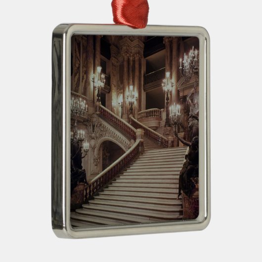 De grote trap van de Opera-Garnier Metalen Ornament (Rechts)