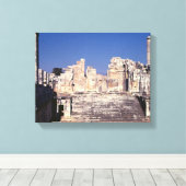 De grote trap van de tempel van Apollo Canvas Afdruk (Insitu (Houten vloer))