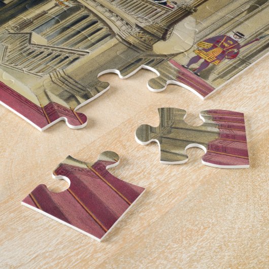 De grote trap, Windsor Castle, van 'A Histo' Legpuzzel (Zijkant)