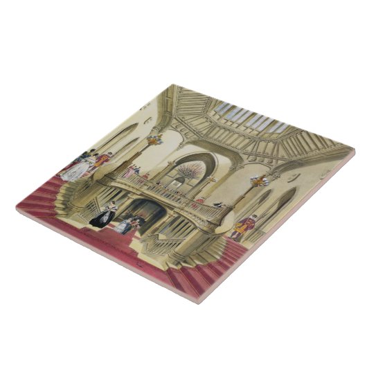 De grote trap, Windsor Castle, van 'A Histo' Tegeltje (Zijkant)