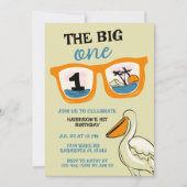 De grote tropische eerste verjaardag kaart (Voorkant)