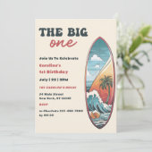 De Grote Tropische Hawaïaanse Surf Verjaardag Kaart (Staand voorkant)