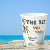 De grote tropische Surf verjaardag Papieren Bekers