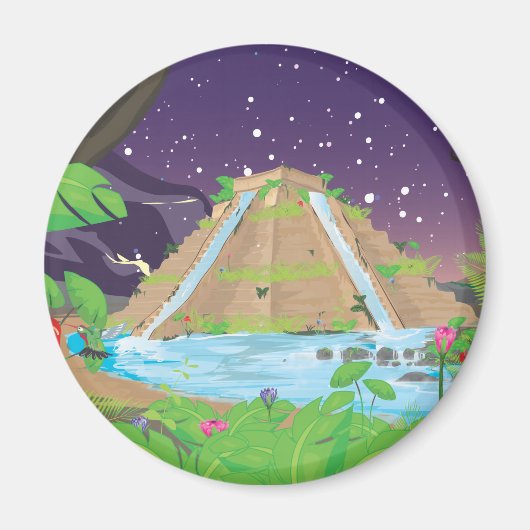 De grote tuinen van Babylon Magneet (Voorkant)