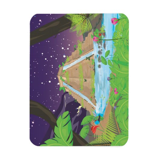 De grote tuinen van Babylon Magneet (Verticaal)