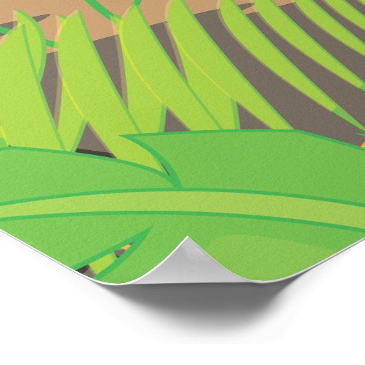 De grote tuinen van Babylon Poster (Hoek)