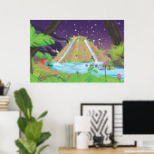 De grote tuinen van Babylon Poster (Thuiskantoor)