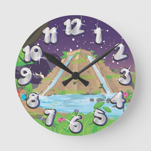 De grote tuinen van Babylon Ronde Klok (Voorkant)