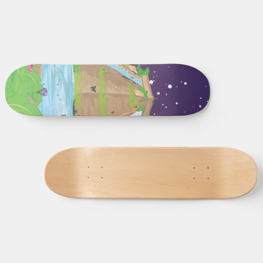 De grote tuinen van Babylon Skateboard (Horizontaal)