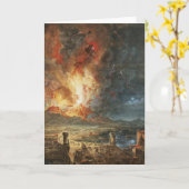 De grote Uitbarsting van Mt. de Vesuvius Kaart (Gele Bloem)