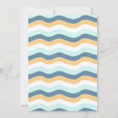 De grote uitnodiging van één Surf om de 1e verjaar (Achterkant)