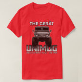 DE GROTE UNIMOG UNIversalMOtorGert voorzijde T-shirt (Design voorkant)