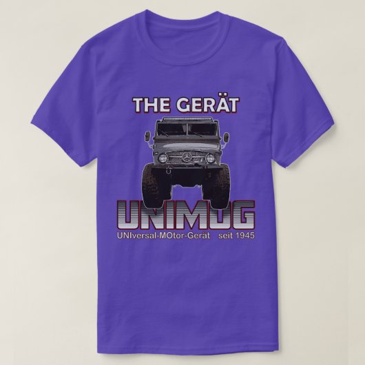 DE GROTE UNIMOG UNIversalMOtorGert voorzijde T-shirt (Design voorkant)