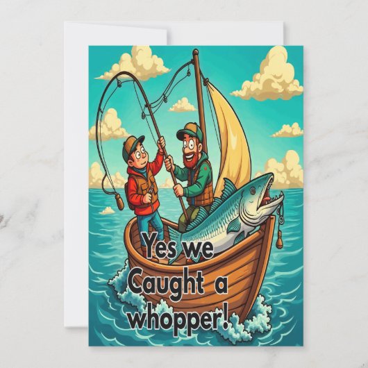 De grote vangst kaart (Voorkant)