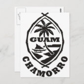 De grote verbinding van Guam Briefkaart (Voorkant / Achterkant)