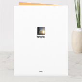 De grote verjaardag laat uw licht Schrift Scriptte Kaart (Achterkant)