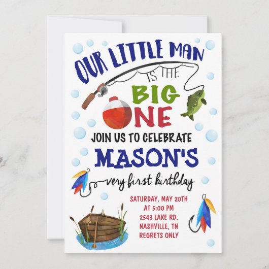 De Grote Verjaardag Uitnodiging (Voorkant)