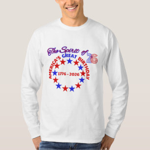 DE GROTE VERJAARDAG VAN AMERIKA T-SHIRT