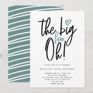 De grote vier oh! 40e verjaardag