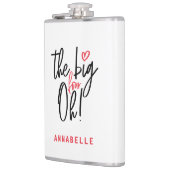 De grote vier oh! 40e verjaardag heupfles (Links)