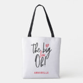 De grote vier oh! 40e verjaardag tote bag (Achterkant)