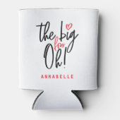 De grote vier oh! cadeau voor 40e verjaardagsfeest blikjeskoeler (Voorkant)