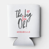 De grote vier oh! cadeau voor 40e verjaardagsfeest blikjeskoeler (Achterkant)