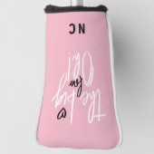 De grote vier oh! cadeau voor 40e verjaardagsfeest golfheadcover (Draai 90)