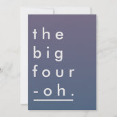 De grote viering-minimalistische moderne partij va kaart (Voorkant)