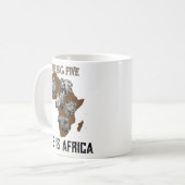 De Grote Vijf Afrika-ontdekkingsreizigers Koffiemok (Voorkant links)