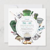 De grote vijf-Oh Vist | 50e verjaardag Kaart (Voorkant)