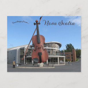 De Grote Viool in Sydney Nova Scotia Briefkaart