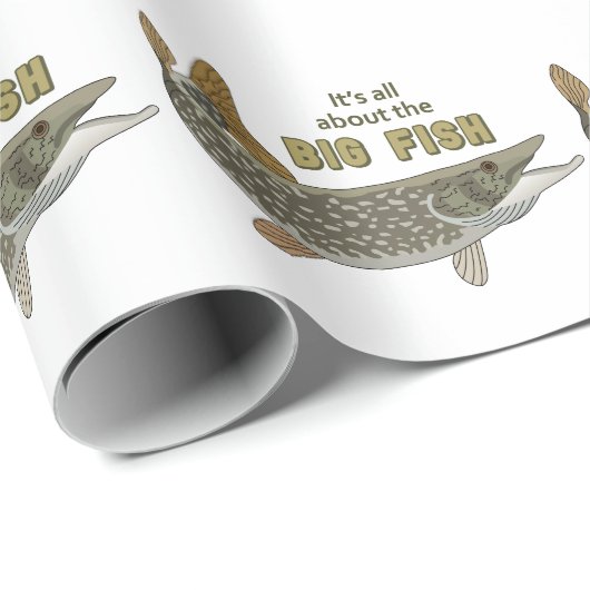 De grote vis cadeaupapier (Rol Hoek)