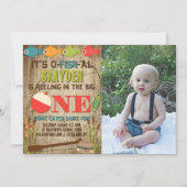 De grote Vist de eerste verjaardag Kaart (Voorkant)