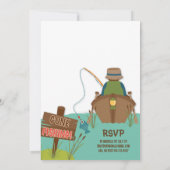 De grote Vist de eerste verjaardag Kaart (Achterkant)