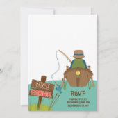 De grote Vist de eerste verjaardag Kaart (Achterkant)