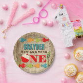 De grote Vist de eerste verjaardag Papieren Bordje (Feest)