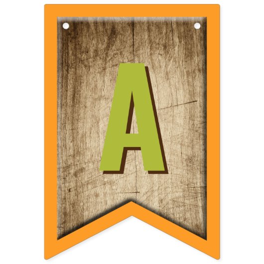 De grote Vist de eerste verjaardag Vlaggetjes (Derde vlag)