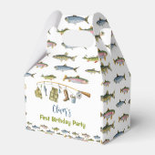 De grote Vist verjaardagsfeestgunstbox Bedankdoosjes (Achterkant)