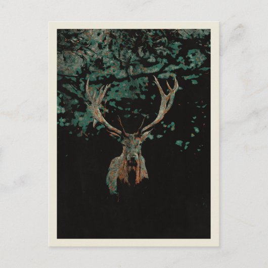 De grote vlek in het briefkaart van de bossen (Voorkant)