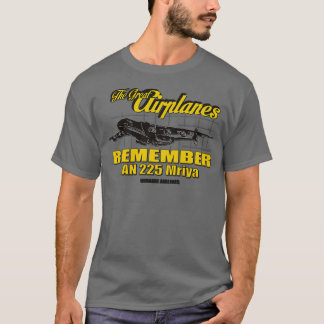 De grote vliegtuigen AN225 Mriya T-shirt