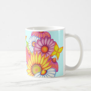 De grote Vlinder Daisy Coffee Mug van de Koffiemok