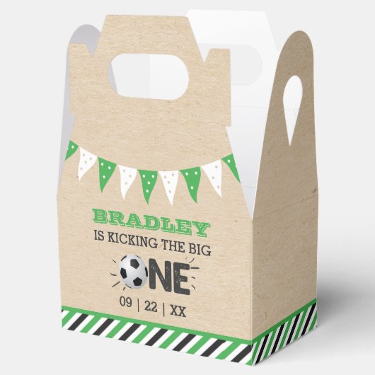 De grote.. | Voetbal 1ste verjaardag Bedankdoosjes (Geopend)
