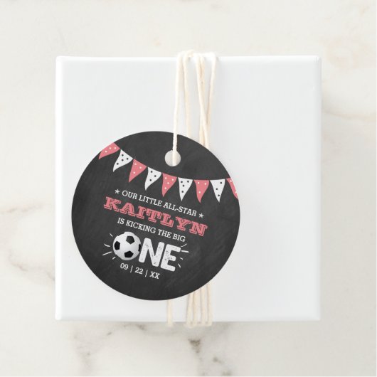 De grote.. | Voetbal 1ste verjaardag Bedankjes Labels (In situ)