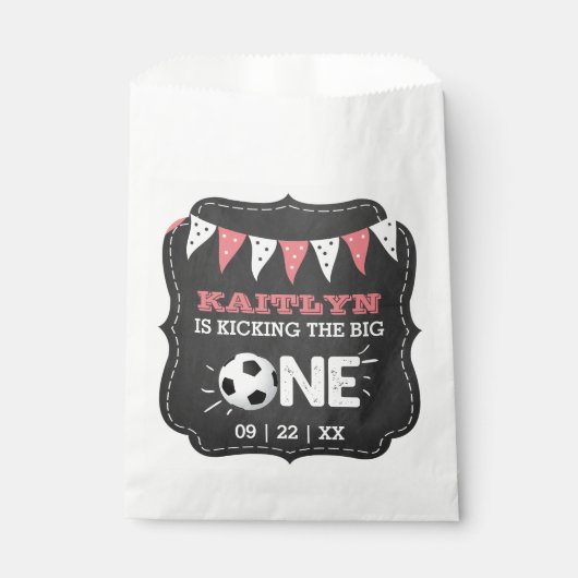 De grote.. | Voetbal 1ste verjaardag Bedankzakje (Voorkant)